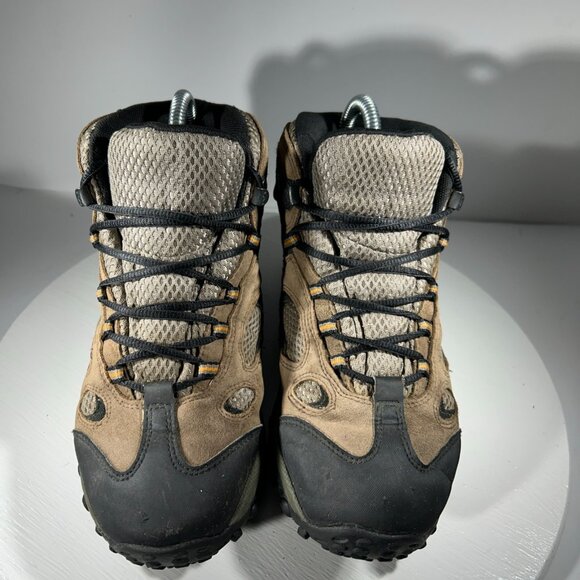 Merrell Chameleon Kids Youth Boys Size 4.5 Hiking Boots Waterproof Shoes Brown - Picture 2 of 12